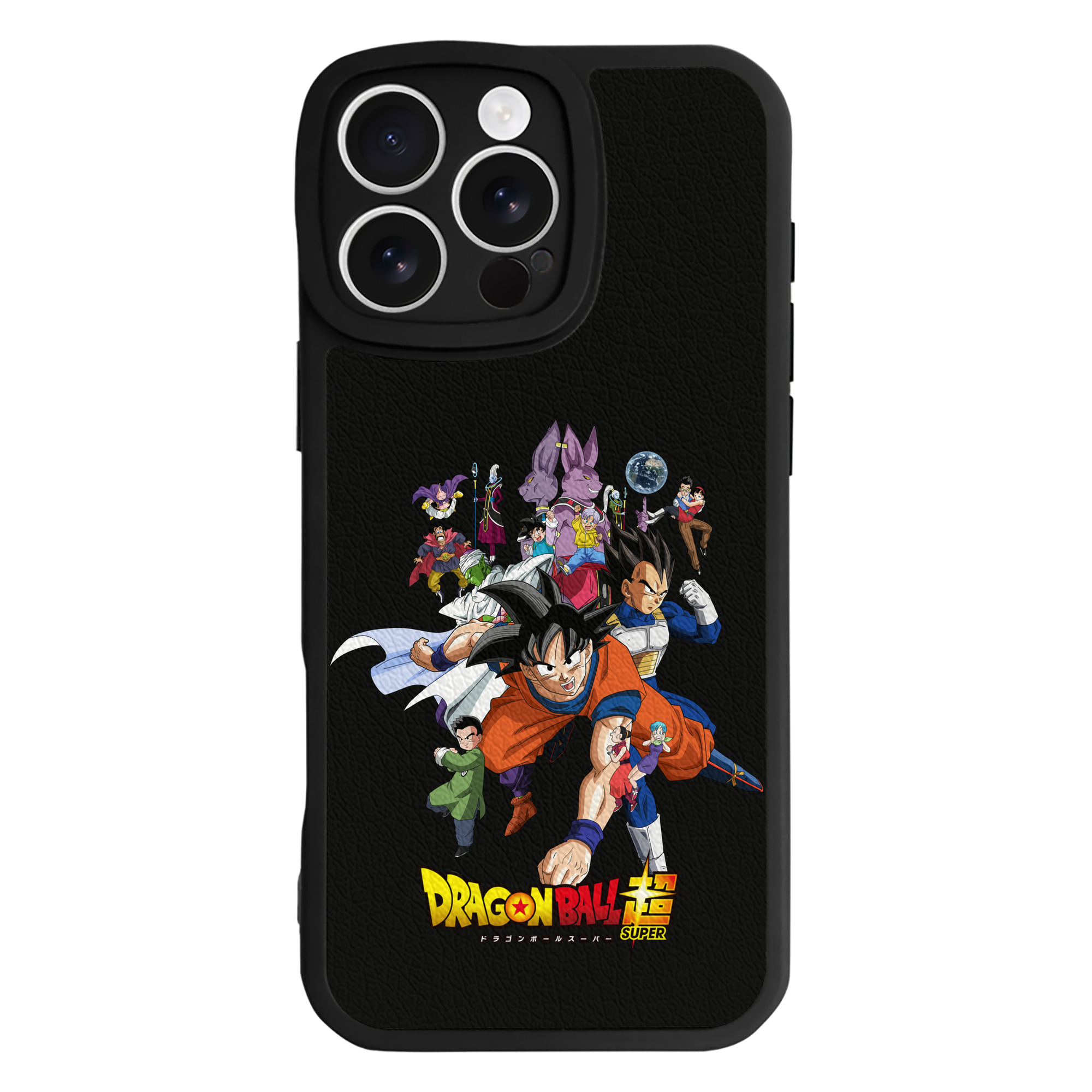 （画像用） ドラゴンボール DRAGON BALL 【iPhone 16シリーズ対応】シリコンスマホケース（レザー調） 材質：シリコン